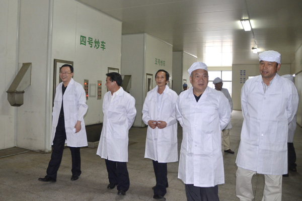 省人大常委會(huì)副主任程渭山考察集團(tuán)公司安吉生產(chǎn)基地