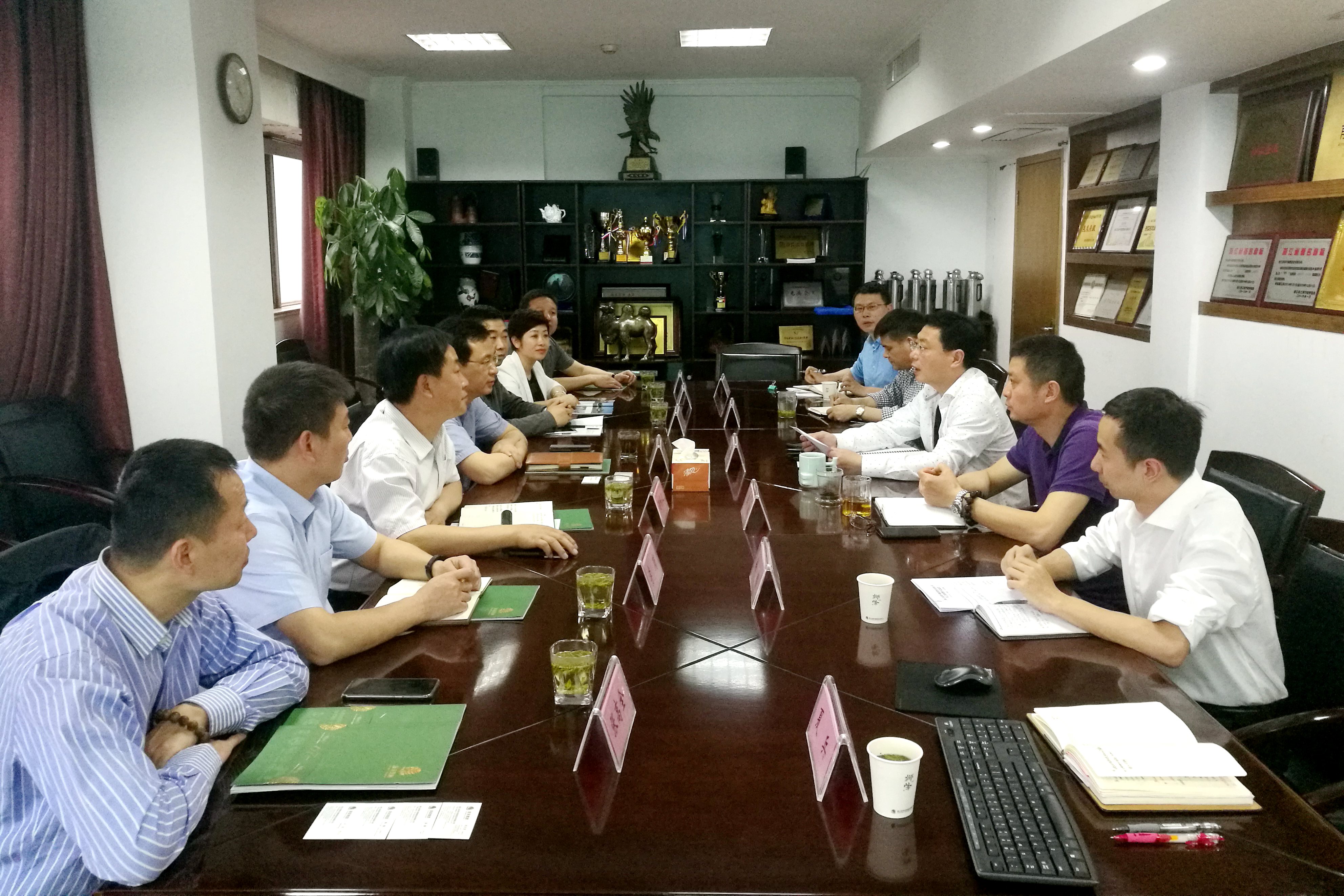 陜西省涇陽縣委書記張渭一行蒞臨浙茶集團考察交流