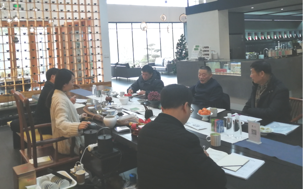 中國國際茶文化研究會副秘書長錢建民蒞臨浙茶集團(tuán)特種茶中心調(diào)研